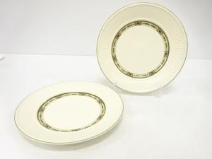 WEDGWOOD　ウェッジウッド　クイーンズウェア　プレートペア(20.5センチ)　洋食器